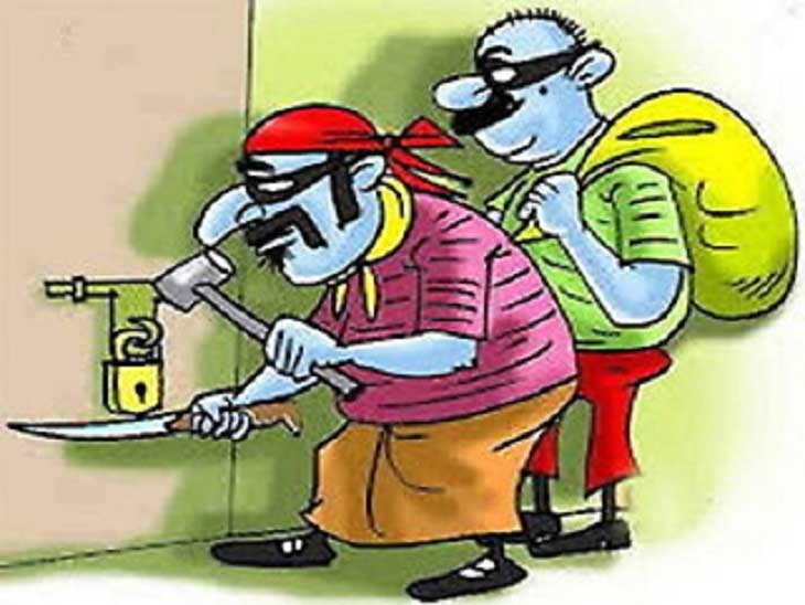 सूने मकान से 6 लाख के जेवर व सामानों की चोरी