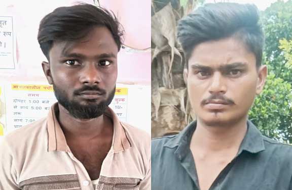 दो मवेशी तस्कर गिरफ्तार, मवेशी कराए गए मुक्त