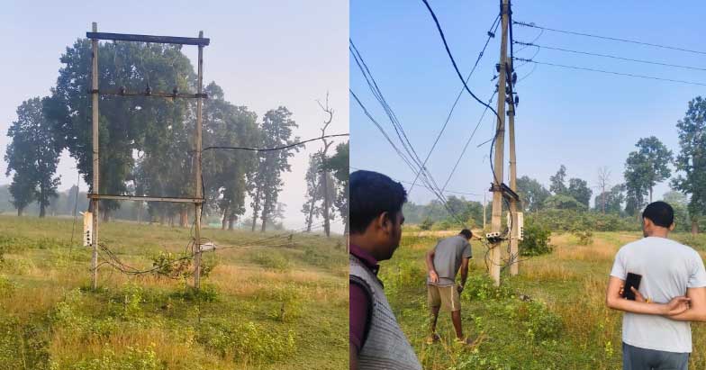 गजब की चोरी: चालू बिजली ट्रांसफार्मर ही उड़ा ले गए चोर